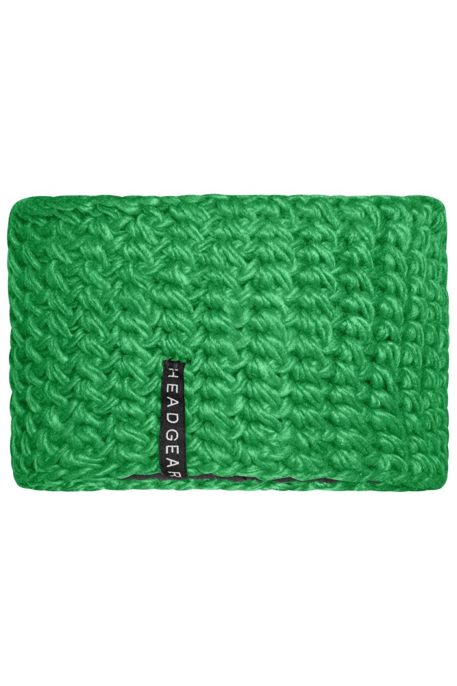 Crocheted Headband - Lime Green