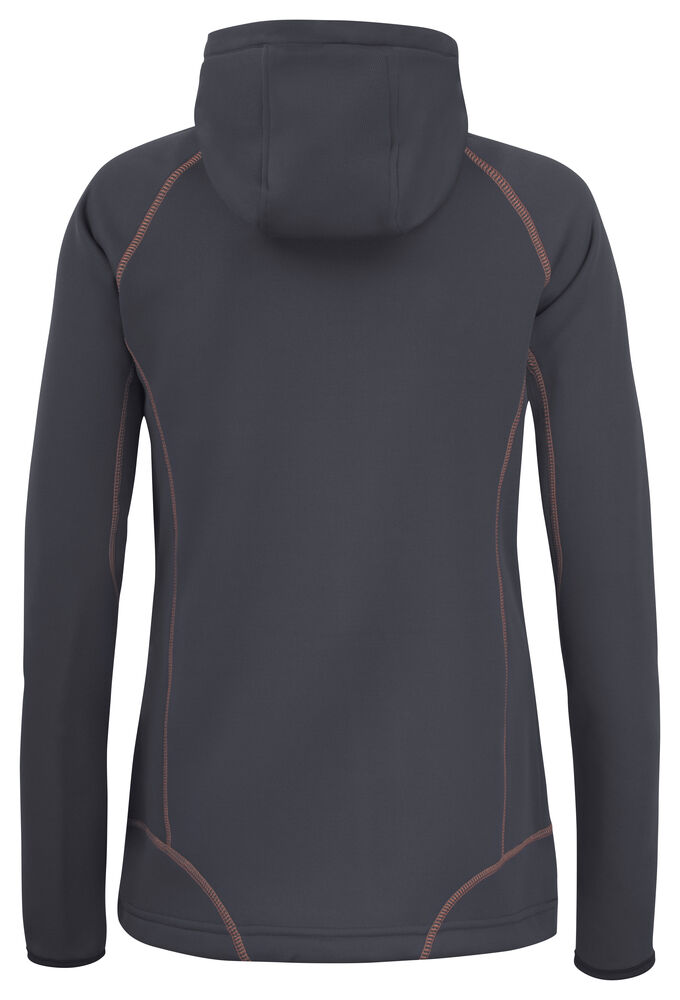 Jobman - 5177 Women's Hoodie Donkergrijs/Oranje XL