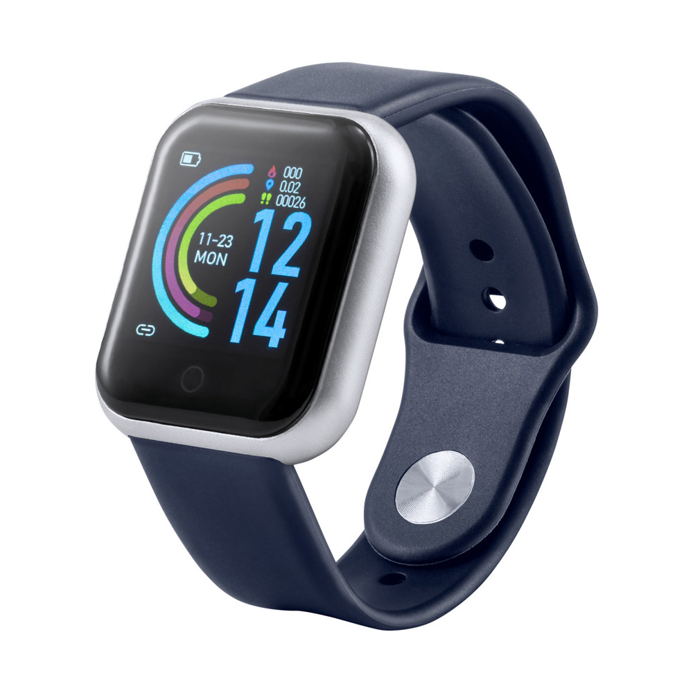 Wristo - slim horloge - donker blauw
