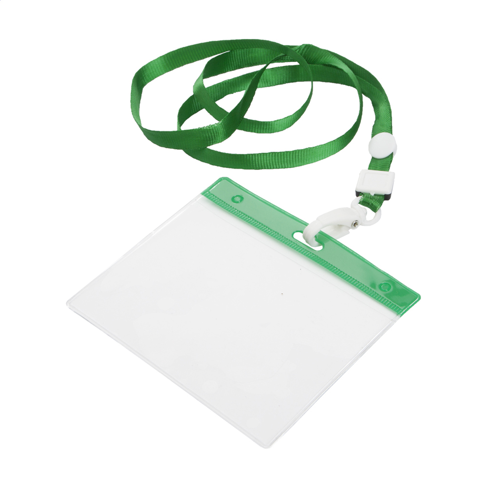 Ballek - lanyard - groen/transparant
