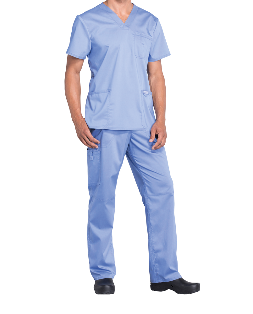 - Tuniek met V-hals voor heren - Ciel Blue