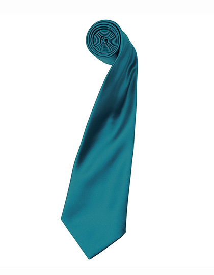 Premier Workwear - Colours Collection Satin Tie - Teal (ca. Pantone 3155C)