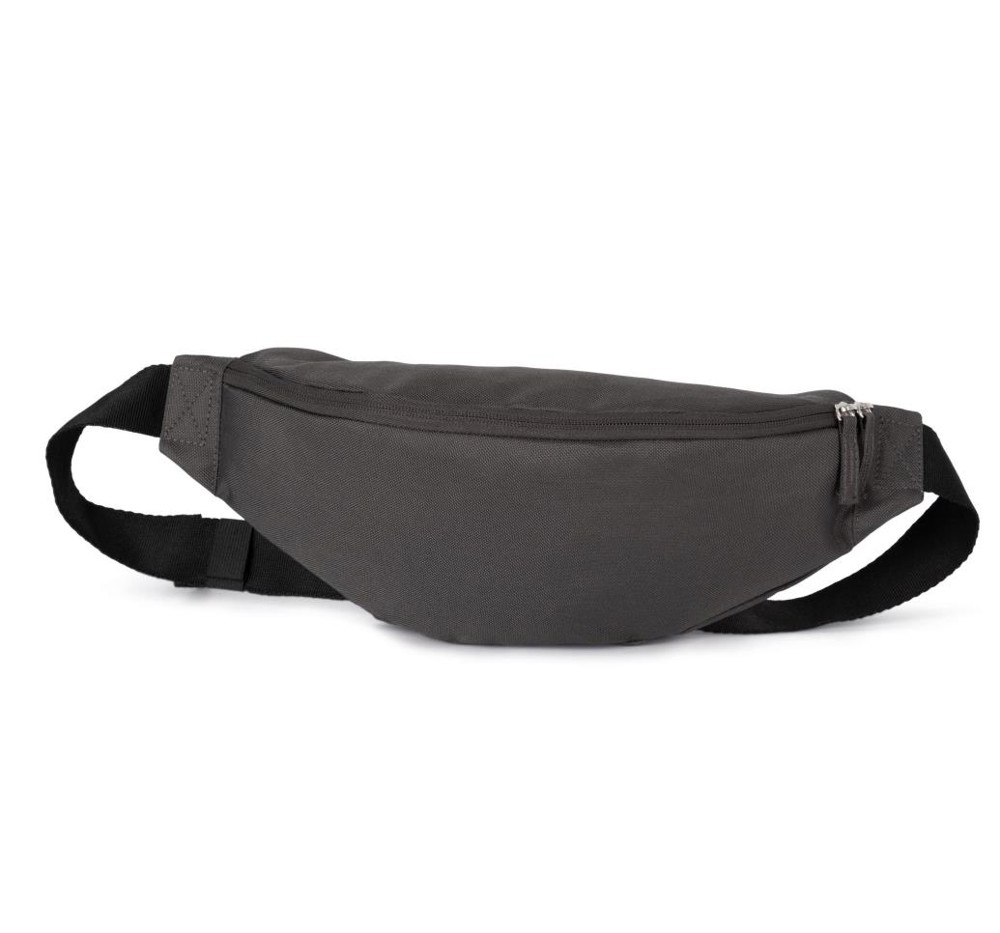 Gerecycleerd klassiek heuptasje - soil grey