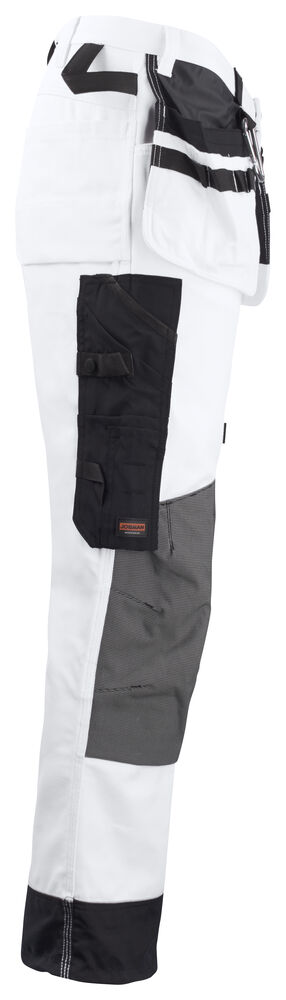 Jobman - 2171 Painters' Trousers Core Wit/Zwart C58
