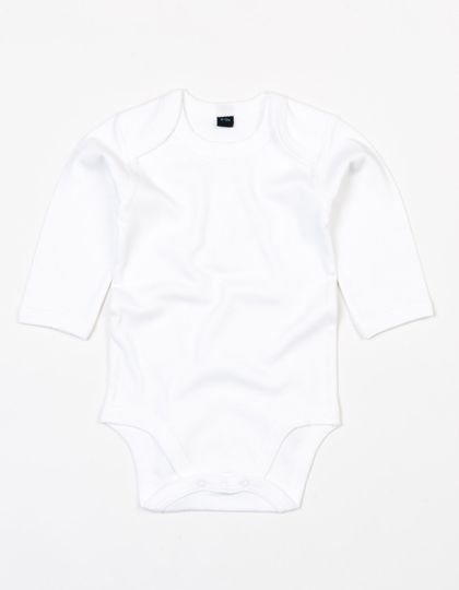 Baby Long Sleeve Bodysuit - White
