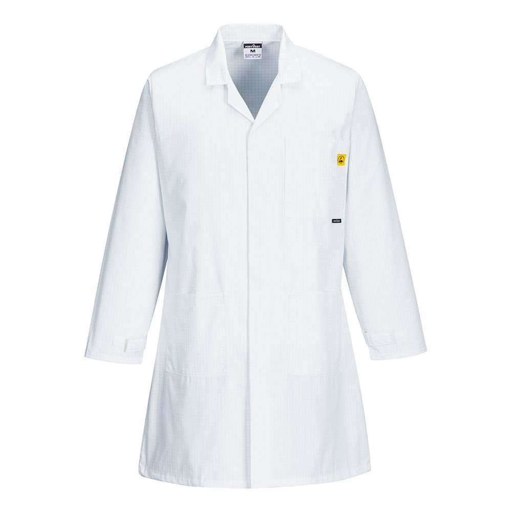 Antistatische ESD Jas - White