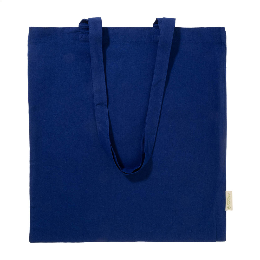 Borough - katoenen boodschappentas - donker blauw