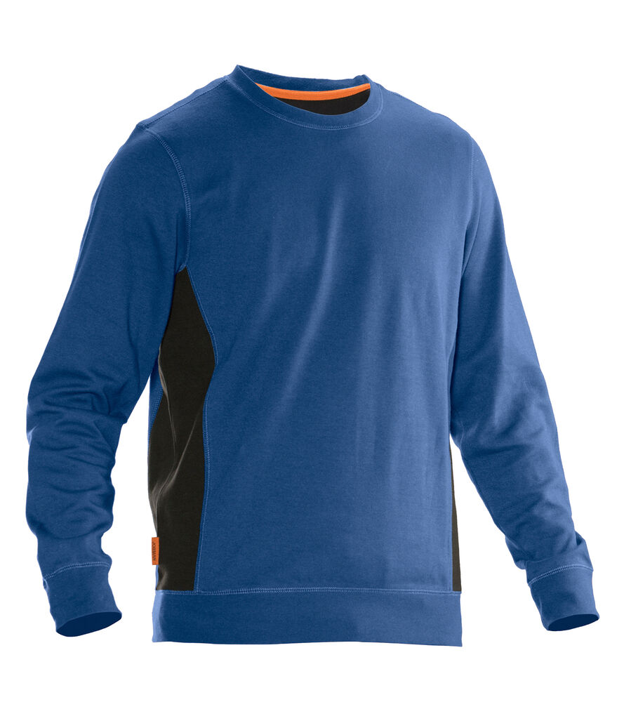 Jobman - 5402 Roundneck Sweatshirt - Hemelsblauw/Zwart