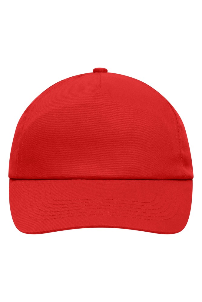 5 Panel Promo Cap Laminated - Signal Red