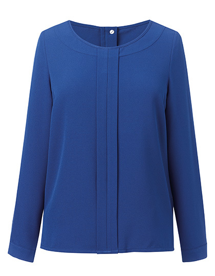 Brook Taverner - Women´s Roma Long Sleeve Blouse - royal blue