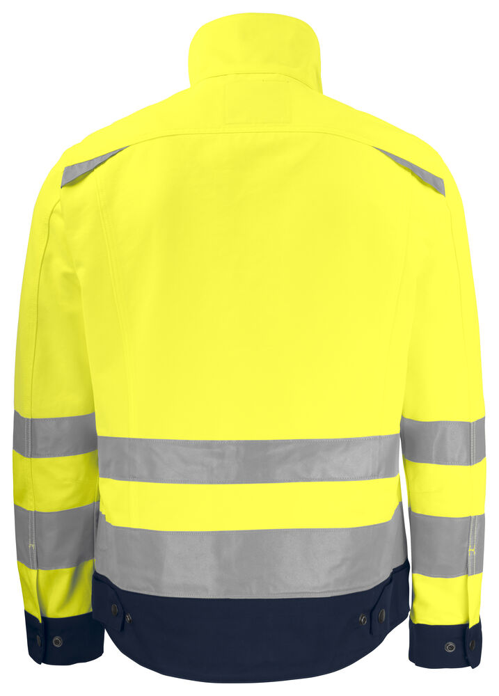 Jobman - 1231 Hi-Vis Jacket Geel/Navy S