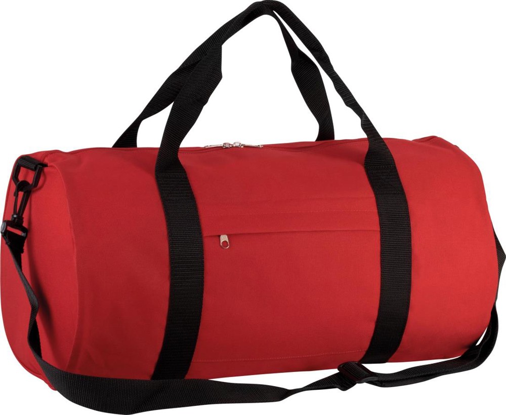 Cilindervormige reistas - red/black