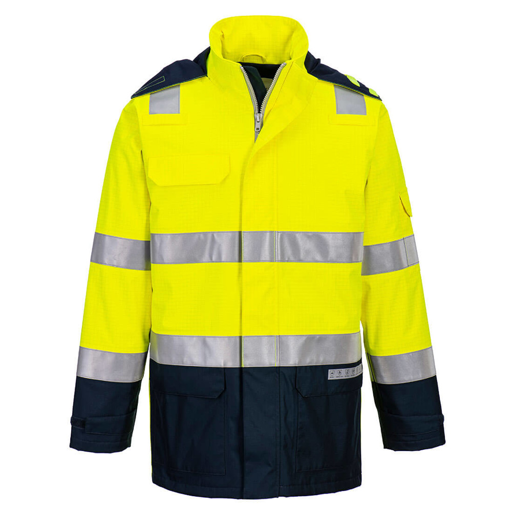 Bizflame Regen+ Hi-Vis Vlamboog Jack
