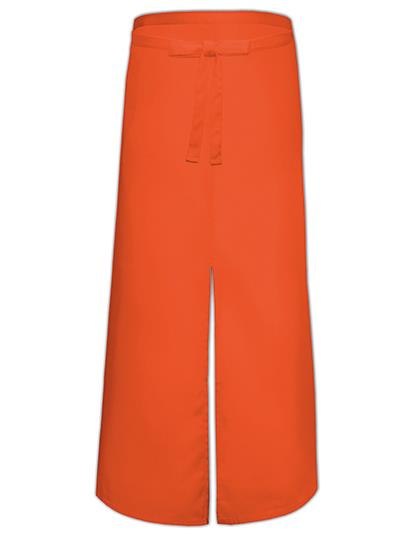 Bistro Apron With Split - Orange