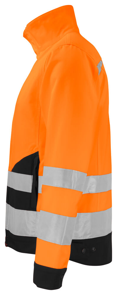 Jobman - 1231 Hi-Vis Jacket Oranje/Zwart XL