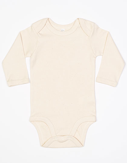 Baby Long Sleeve Bodysuit - Organic Natural