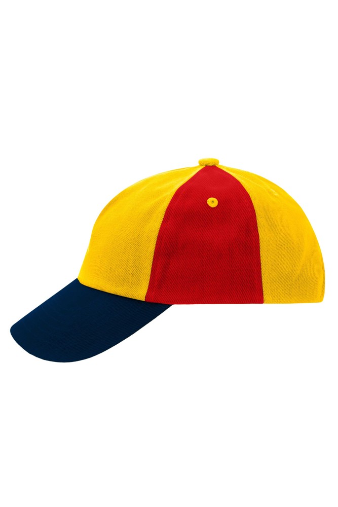 5 Panel Kids' Cap - gold yellow/royal/red/navy