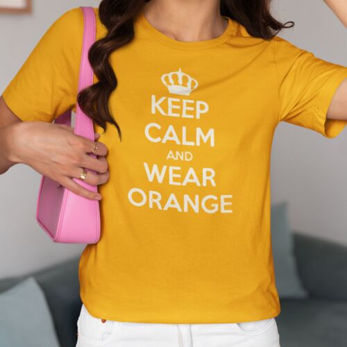 Keep Calm Wear Orange - Koningsdag 2026 Unisex T-Shirt Thumbnail